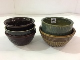 Set of 5 Various Sm. Crock Bowls