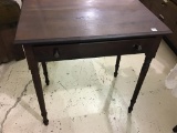 One Drawer Wood Stand or Writing Desk