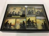 Group of 7-Various Reverse on Glass Pictures