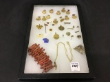 Group Including Vintage Cuff Links, Old Pins,
