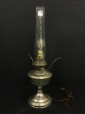 Electrified Metal Aladdin Kerosene Lamp