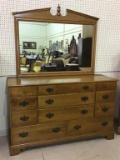 Ethan Allen Maple Dresser w/ Mirror