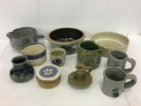 Lot of 11 Various Crockery & Hand Made Pottery