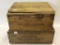 Lot of 2 Wood Winchester Ammo Boxes
