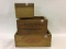 Lot of 3 Winchester Wood Ammo Boxes