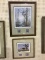 Lot of 2 Framed Duck Prints w/ Stamps Including