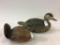 Lot of 2 Decoys Including Ruddy Duck