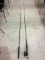 2 Vintage Fishing Rods Including One w/ Reel &