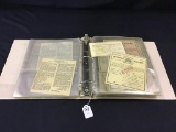 Binder Filled w/ Great Collection of Old Hunting