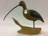 Lg. Contemp, Carving of Hudson Curlew