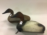 Pair of Canvasback Decoys by Bill Enright