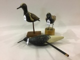 Lot of 3 Black Belly Plovers