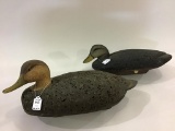 Lot of 2 Cork Black Ducks by Enright