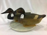 Pair of George Warrin Style Canvasbacks