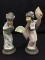Lot of 2-Tall Lladro-Made in Spain Porcelain