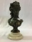 Marble Base Ladies Bust Statue (12 Inches
