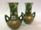 Pair of Roseville Snowberry Vases