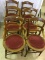 Set of 6 Matching Antique Hip Hugger Chairs