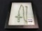 Ladies Sterling Silver Cross Necklace w/