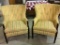 Pair of Upholstered Wing Back Chairs