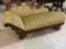 Very Nice Carved Wood Upholstered Fainting