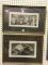 Lot of 2 Framed LIthos-The Harem of Rameses