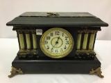 Antique Keywind Mantle Clock w/ Key