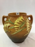 Roseville Freesia Lg. Dbl Handled Vase