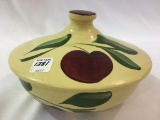 Watt Pottery Apple Design Covered Casserole