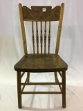 Child's Pressed Back Youth Chair