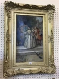 Beautiful Victorian Framed Painting by Listed &
