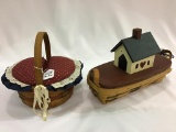 Lot of 2 Longaberger Baskets Including