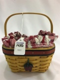 Longaberger 2001 Strawberry Basket Set