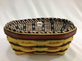 1998 Longaberger Basket w/ Liner & Protector