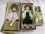 Lot of 3 Collector Dolls w/ Boxes