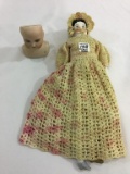 China Head Doll (14 Inches Long)-One