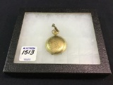 Sm. Elgin 14 K Gold Case Hunting Pocket Watch