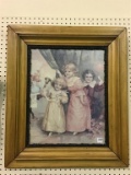 Lg. Framed Print of Victorian Children