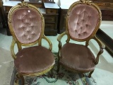 Pair of Upholstered Victorian Chairs