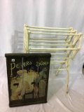 Lot of 2 Including Painted Drying Rack-Needs