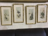 Lot of 5 Framed Oriental Prints