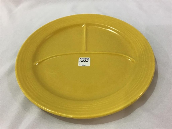 Fiestaware 11 1/2 Inch Compartment Plate