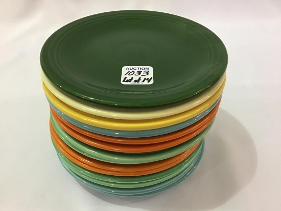 Fiestaware-Lot of 14- 6 1/4 Inch Plates