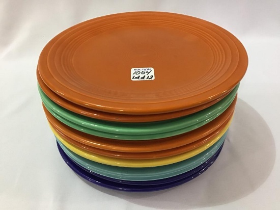 Fiestaware-Lot of 12-9 1/2 Inch Plates