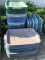 Lot of 10 Rubbermaid Totes w/