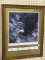 Framed Dessert Storm Print w/ Eagle-