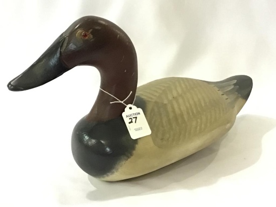 Canvasback Drake by Captain Harry Jobes