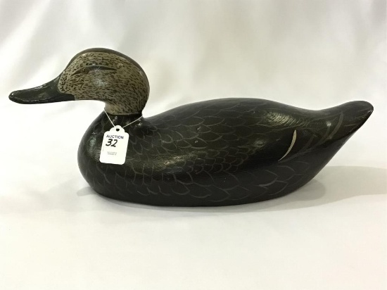 Mason Black Duck Painted by Charlie Moore