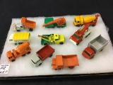 Lot of 10 Matchbox Series Trucks-Made in England