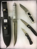 Lot of 4 Knives Including Lg Contemp.